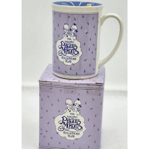 Precious Moments Mug Cup Collectors Club Vintage W/Box Tags - Picture 1 of 6